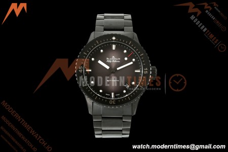 Blancpain - Fifty Fathoms 5000 43.6mm Bathyscaphe Black Cer/Cer Sunburst Gray Dial DDDF A1315 | ブランパン - フィフティ ファゾムス 5000 43.6mm バチスカーフ ブラック セラミック/セラミック サンバーストグレー文字盤 DDDF A1315