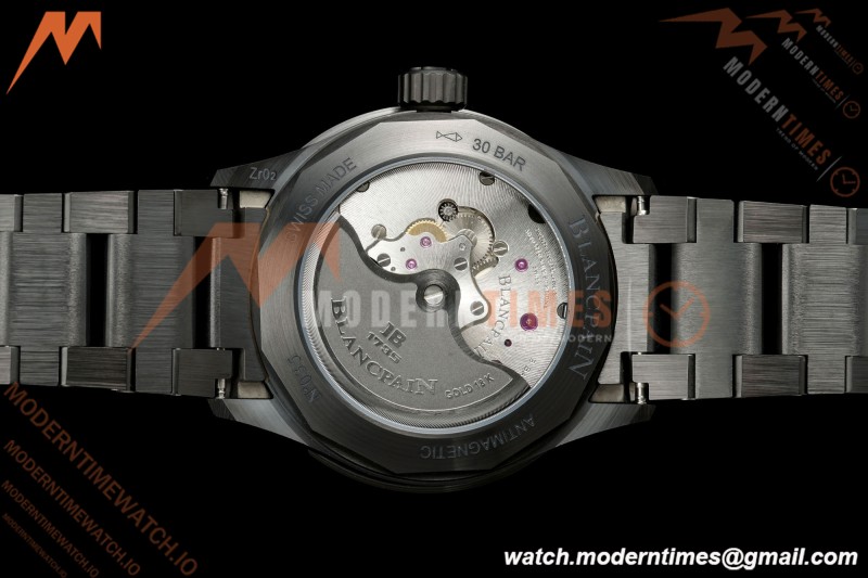 Blancpain - Fifty Fathoms 5000 43.6mm Bathyscaphe Black Cer/Cer Sunburst Gray Dial DDDF A1315