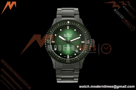 Blancpain - Fifty Fathoms 5000 43.6mm Bathyscaphe Green Cer/Cer Sunburst Green Dial DDDF A1315 | ブランパン - フィフティ ファゾムス 5000 43.6mm バチスカーフ グリーン セラミック/セラミック サンバーストグリーン文字盤 DDDF A1315