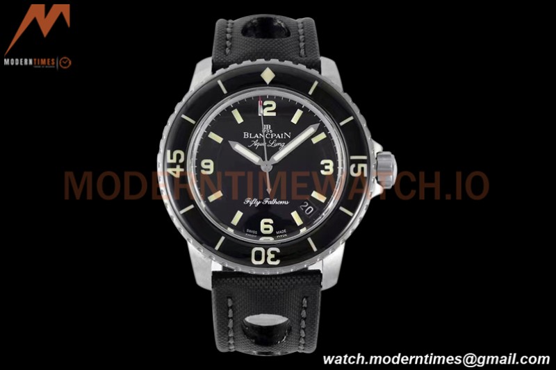 Blancpain - Fifty Fathoms Black SS/NY Black V2 ZF Asia 23J