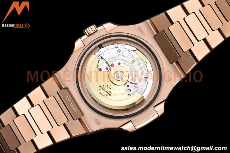 Patek Philippe - Nautilus Automatic 40mm 5711R Diamond RG/RG Wht/Dia PPF A324