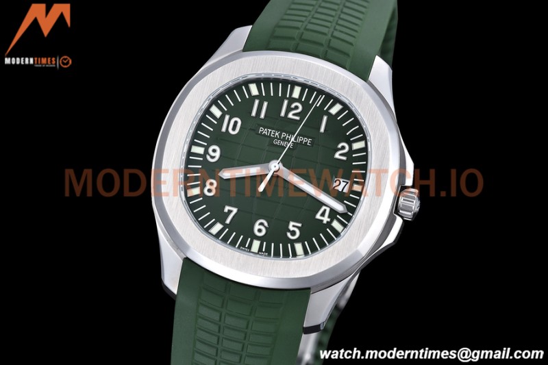 Patek Philippe - Aquanaut 5168G 42mm SS/Green RU Green/Num ZF V3 A324