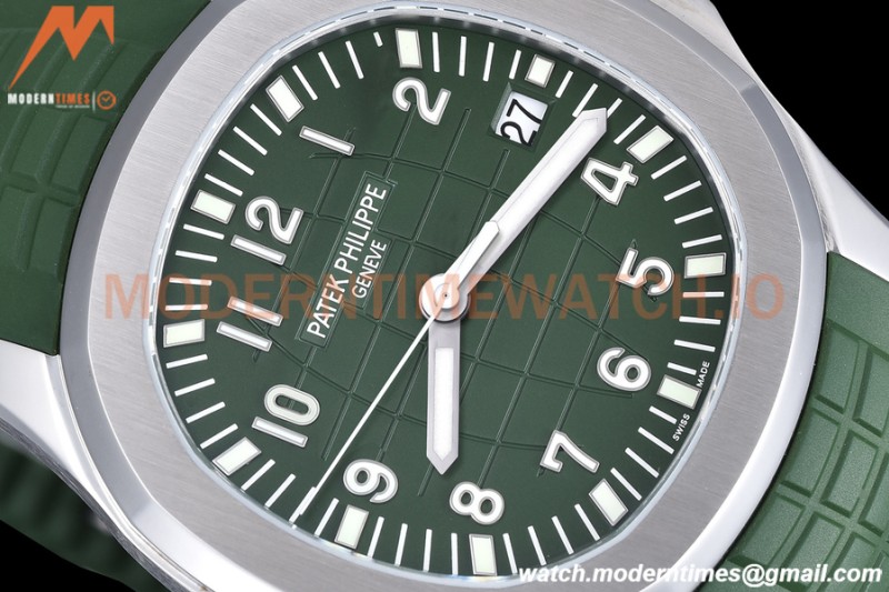 Patek Philippe - Aquanaut 5168G 42mm SS/Green RU Green/Num ZF V3 A324