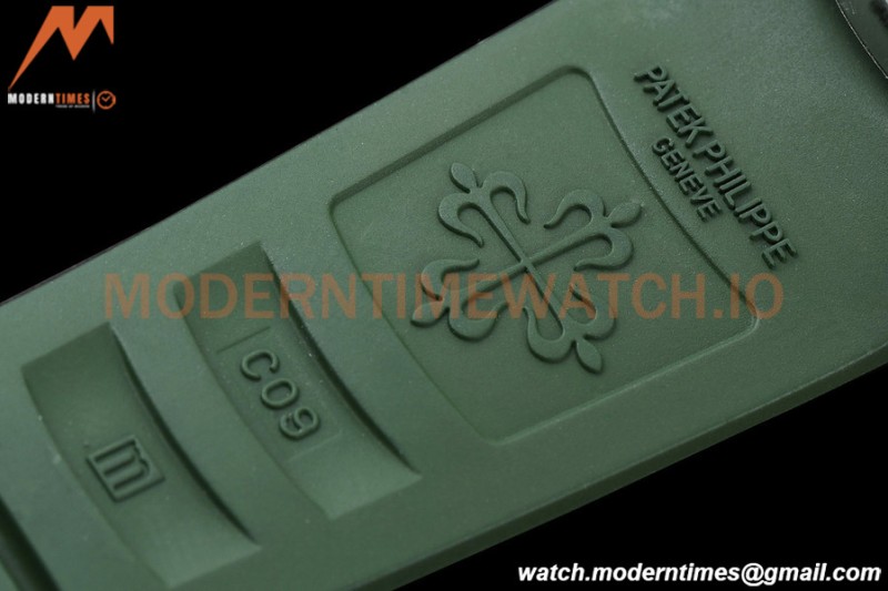 Patek Philippe - Aquanaut 5168G 42mm SS/Green RU Green/Num ZF V3 A324
