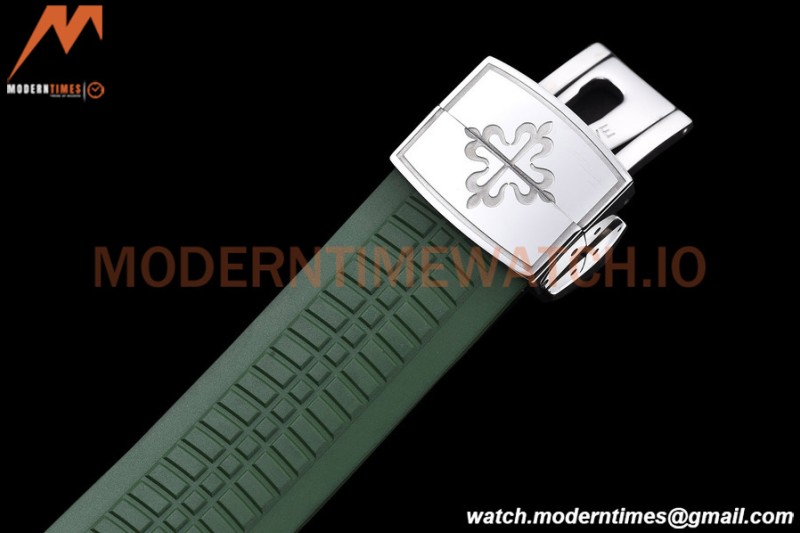 Patek Philippe - Aquanaut 5168G 42mm SS/Green RU Green/Num ZF V3 A324