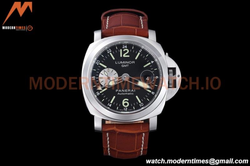 Panerai - PAM088 Luminor GMT Automatic 44mm SS/LE Black VSF A7750