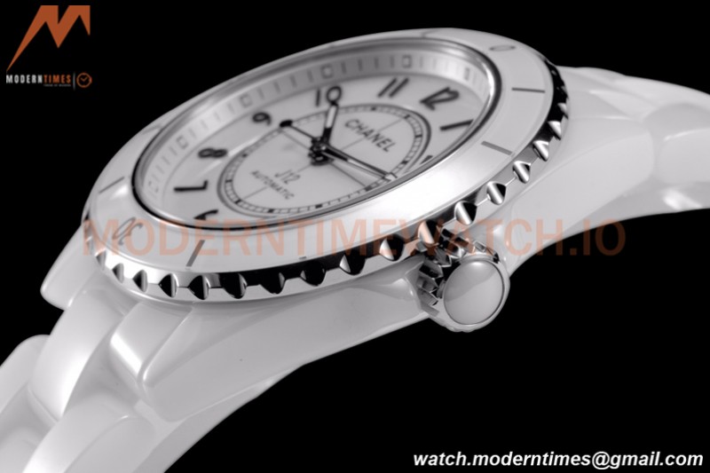 Chanel - J12 38MM Automatic White Cer/Cer BVF Cal 12.1