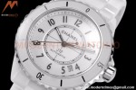 Chanel - J12 38MM Automatic White Cer/Cer BVF Cal 12.1