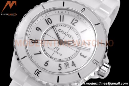 Chanel - J12 38MM Automatic White Cer/Cer BVF Cal 12.1