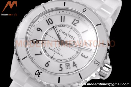 Chanel - J12 38MM Automatic White Cer/Cer BVF Cal 12.1