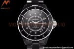 Chanel - J12 38MM Automatic Black Cer/Cer Blk/Dia BVF Cal 12.1