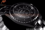 Chanel - J12 38MM Automatic Black Cer/Cer Blk/Dia BVF Cal 12.1