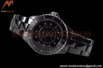 Chanel - J12 38MM Automatic Black Cer/Cer Blk/Dia BVF Cal 12.1