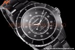 Chanel - J12 38MM Automatic Black Cer/Cer Blk/Dia BVF Cal 12.1