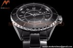 Chanel - J12 38MM Automatic Black Cer/Cer Blk/Num BVF Cal 12.1