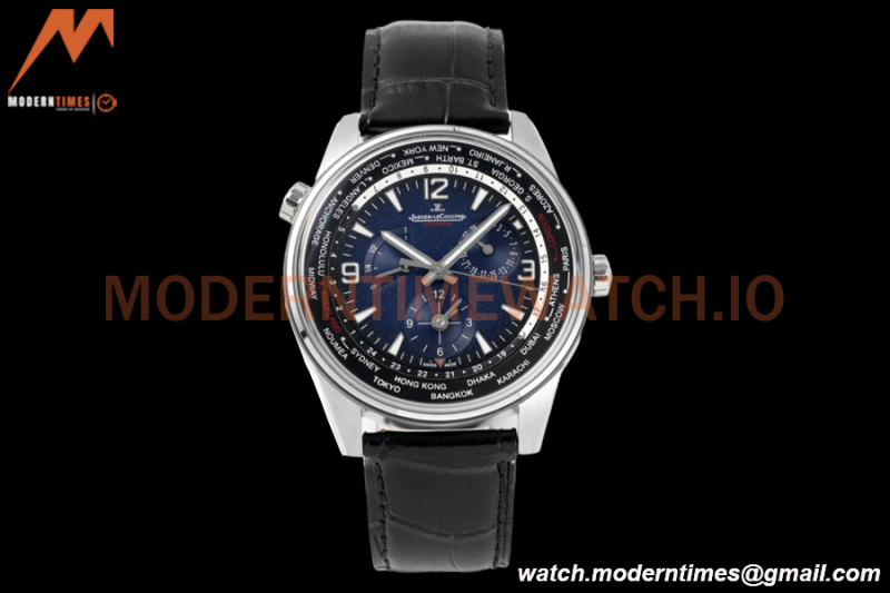 Jaeger LeCoultre - Polaris Geographic WT 904847J SS/LE Blue ZF Cal.936A