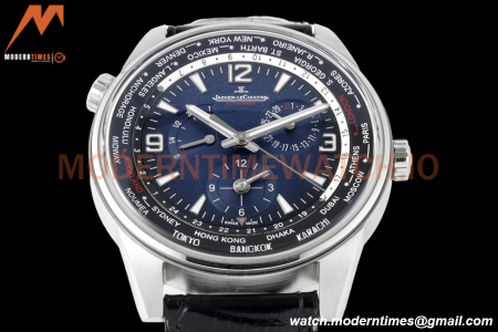 Jaeger LeCoultre - Polaris Geographic WT 904847J SS/LE Blue ZF Cal.936A