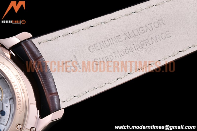 Jaeger LeCoultre - Master Ultra Thin Moonphase RG/LE White ZF 1:1 MY9015