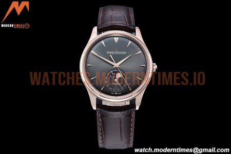 Jaeger LeCoultre - Master Ultra Thin Moonphase RG/LE Grey ZF 1:1 MY9015