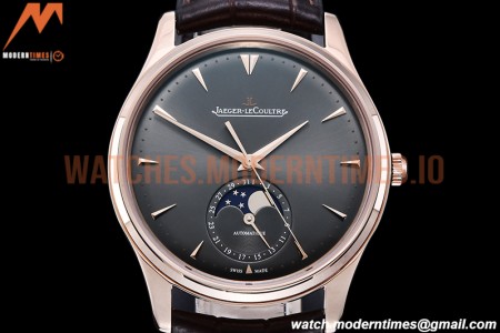 Jaeger LeCoultre - Master Ultra Thin Moonphase RG/LE Grey ZF 1:1 MY9015