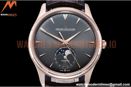 Jaeger LeCoultre - Master Ultra Thin Moonphase RG/LE Grey ZF 1:1 MY9015