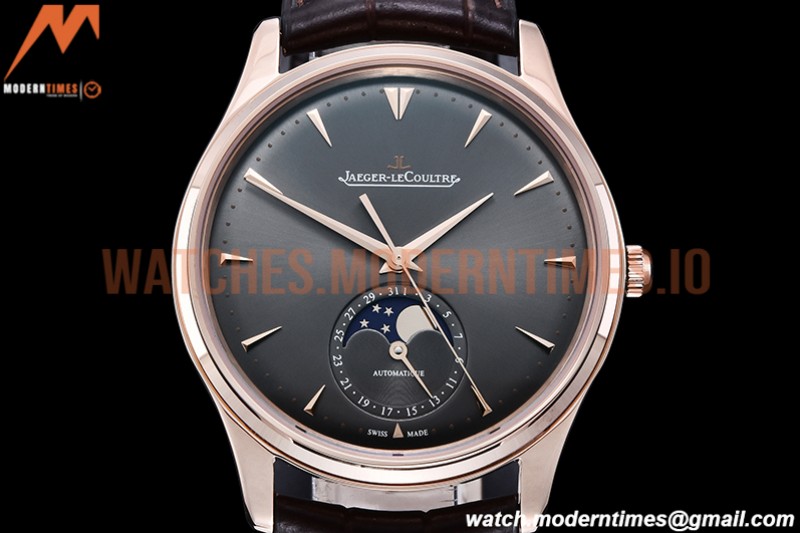 Jaeger LeCoultre - Master Ultra Thin Moonphase RG/LE Grey ZF 1:1 MY9015