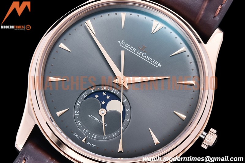 Jaeger LeCoultre - Master Ultra Thin Moonphase RG/LE Grey ZF 1:1 MY9015