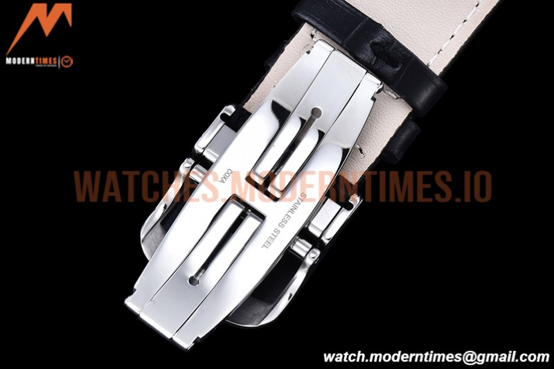 Jaeger LeCoultre - Master Ultra Thin Moonphase SS/LE Black ZF 1:1 MY9015