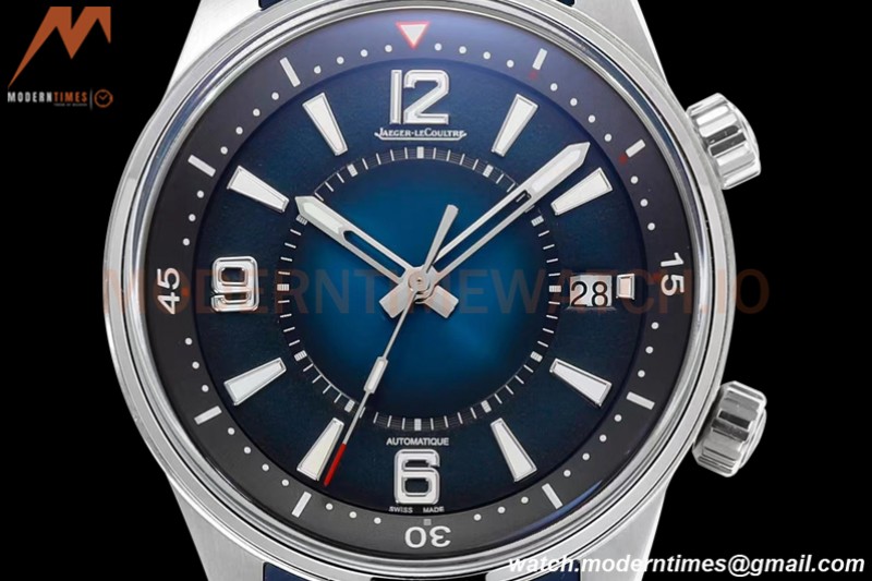 Jaeger LeCoultre - Polaris Date Automatic 42mm SS/RU Deep Blue/Stk BLS A899A