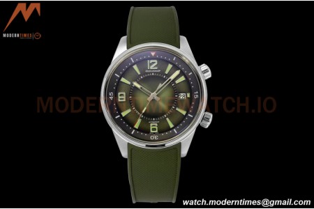 Jaeger LeCoultre - Polaris Date Automatic 42mm SS/RU Green/Stk BLS A899A