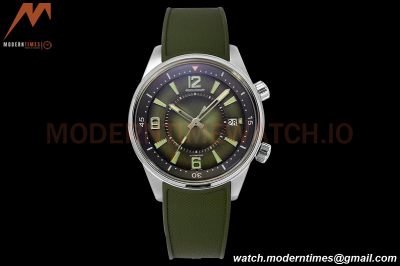 Jaeger LeCoultre - Polaris Date Automatic 42mm SS/RU Green/Stk BLS A899A
