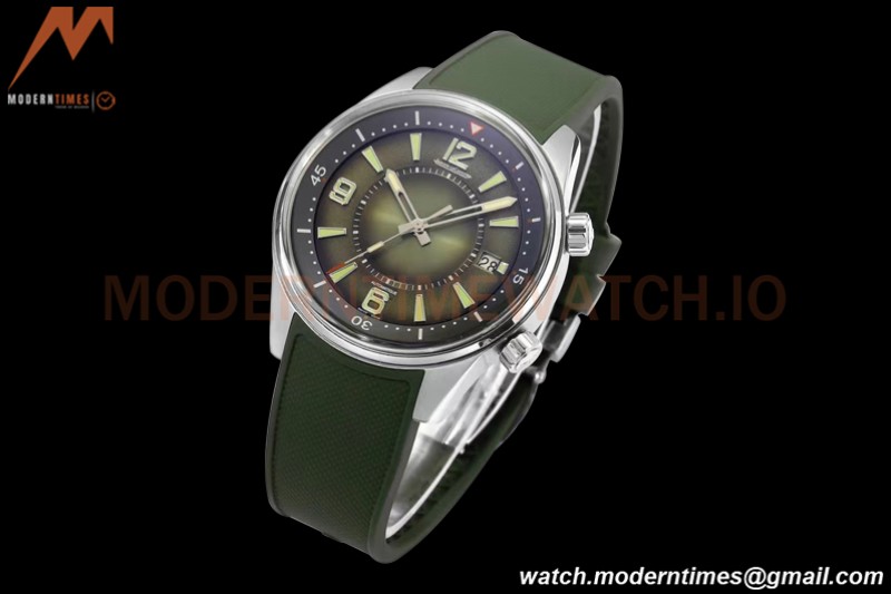 Jaeger LeCoultre - Polaris Date Automatic 42mm SS/RU Green/Stk BLS A899A