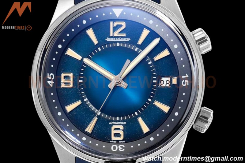 Jaeger LeCoultre - Polaris Date Automatic 42mm SS/RU Blue/Stk BLS A899A