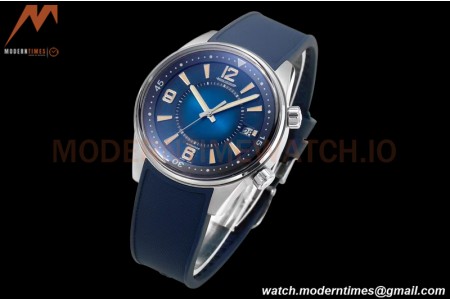 Jaeger LeCoultre - Polaris Date Automatic 42mm SS/RU Blue/Stk BLS A899A