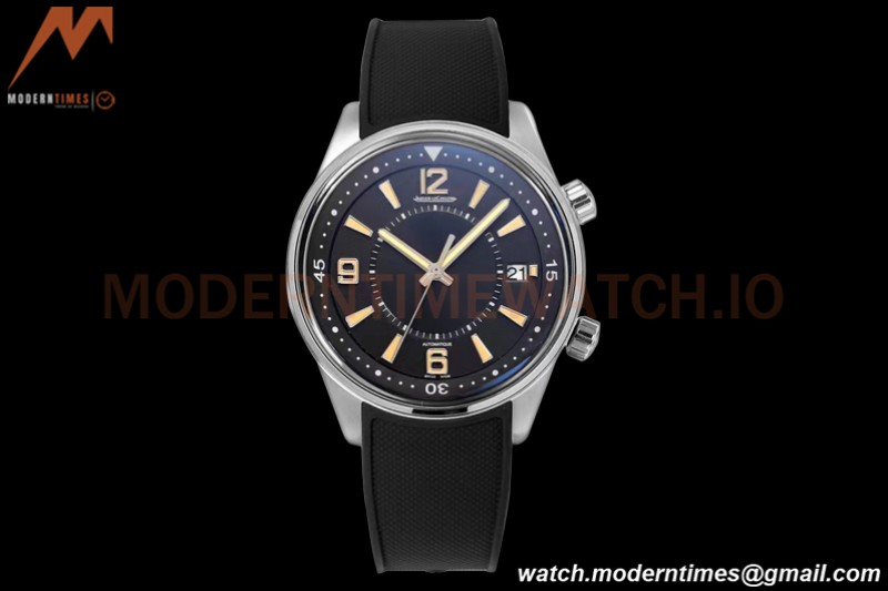 Jaeger LeCoultre - Polaris Date Automatic 42mm SS/RU Black/Stk BLS A899A