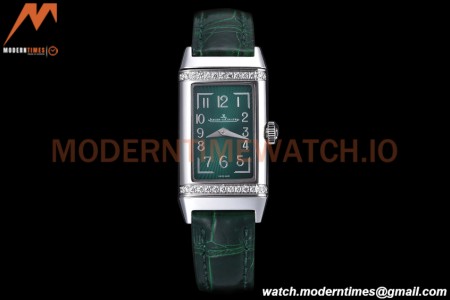 Jaeger LeCoultre - Reverso One Monoface Diamond SS/LE Green RXW Qtz