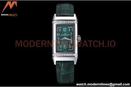 Jaeger LeCoultre - Reverso One Monoface Diamond SS/LE Green RXW Qtz