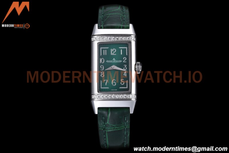 Jaeger LeCoultre - Reverso One Monoface Diamond SS/LE Green RXW Qtz