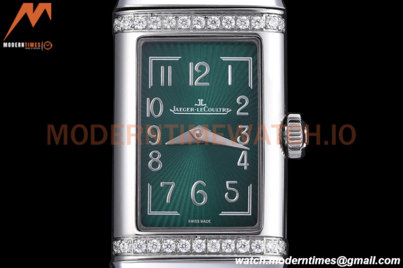 Jaeger LeCoultre - Reverso One Monoface Diamond SS/LE Green RXW Qtz