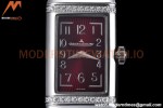 Jaeger LeCoultre - Reverso One Monoface Diamond SS/LE Burgundy RXW Qtz