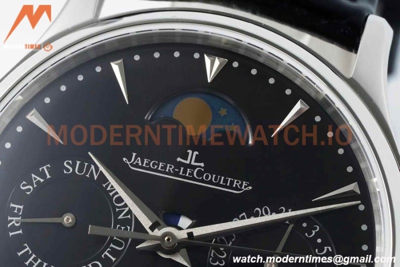 Jaeger LeCoultre - Master Ultra Thin Perp. Calendar SS/LE Black VRF Cal.868.1
