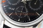 Jaeger LeCoultre - Master Ultra Thin Perp. Calendar SS/LE Black VRF Cal.868.1