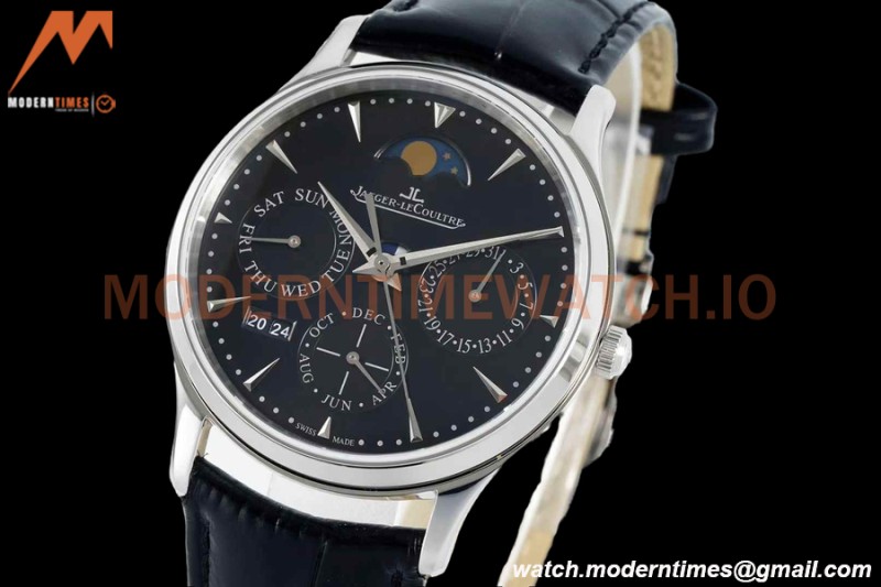 Jaeger LeCoultre - Master Ultra Thin Perp. Calendar SS/LE Black VRF Cal.868.1