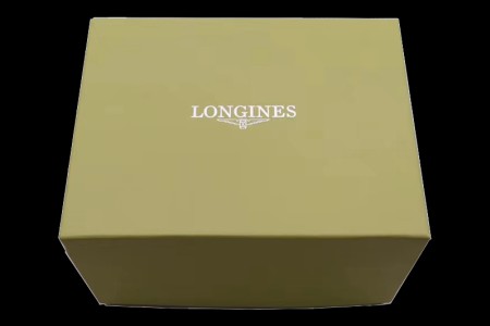Longines - Red Wooden Watch Box Set with Full Set of Booklets and Card
