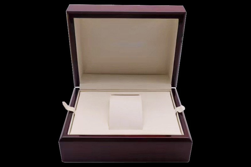 Longines - Red Wooden Watch Box Set with Full Set of Booklets and Card