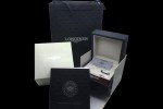 Longines - Black Leather Watch Box Set 1:1 Quality with Full Set of Booklets and Card