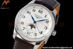 Longines - Longines Master Collection Moonphase SS/LE White APSF L899.5 MOD