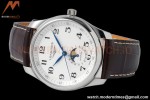Longines - Longines Master Collection Moonphase SS/LE White APSF L899.5 MOD