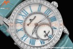 Blancpain - Ladybird Colors 35mm Blue SS/LE DIA/RMN White MOP BLSF A23J