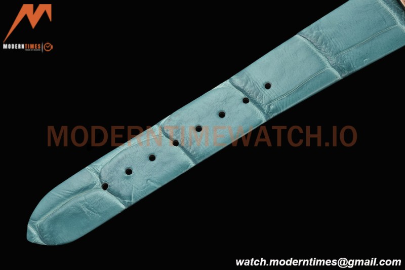 Blancpain - Ladybird Colors 35mm Blue SS/LE DIA/RMN White MOP BLSF A23J